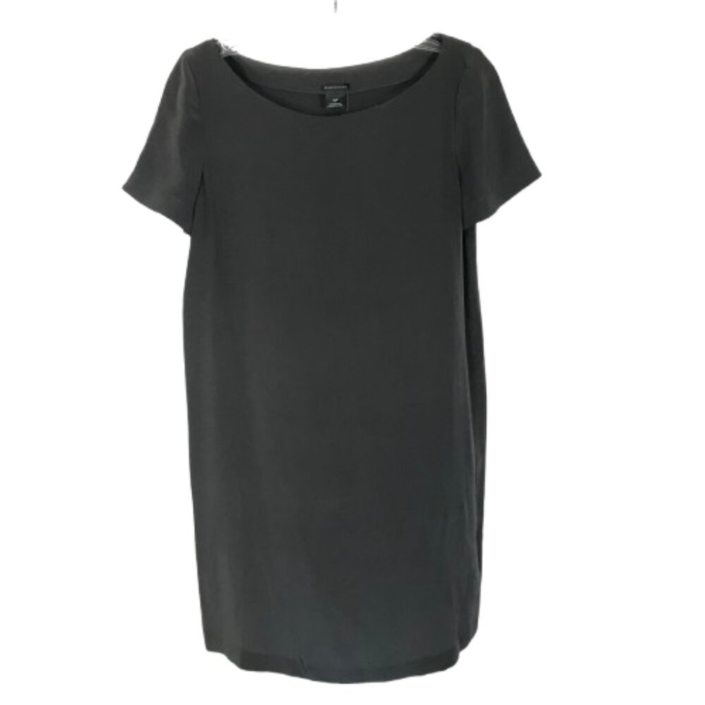 NWT Womens Size Small Club Monaco Lola Pure Silk Short Sleeve Shift Mini Dress